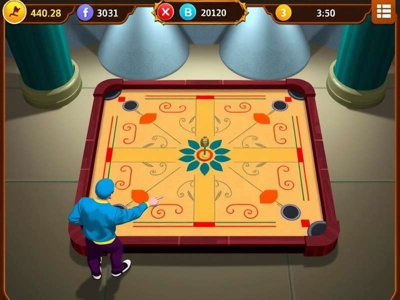 Quick Carrom Conqueror Game Interface